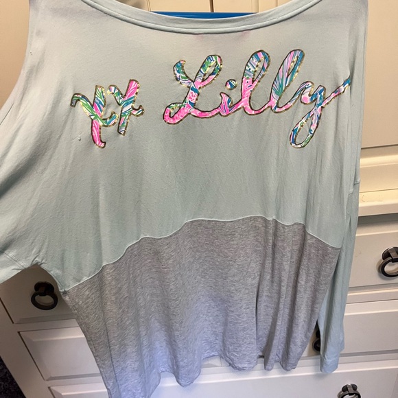 Lilly Pulitzer Ling sleeve Tee - Picture 3 of 5